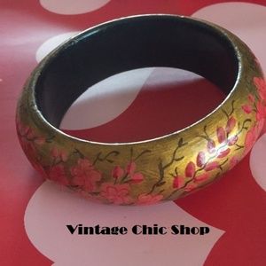 Hand Painted Bangle Bracelet